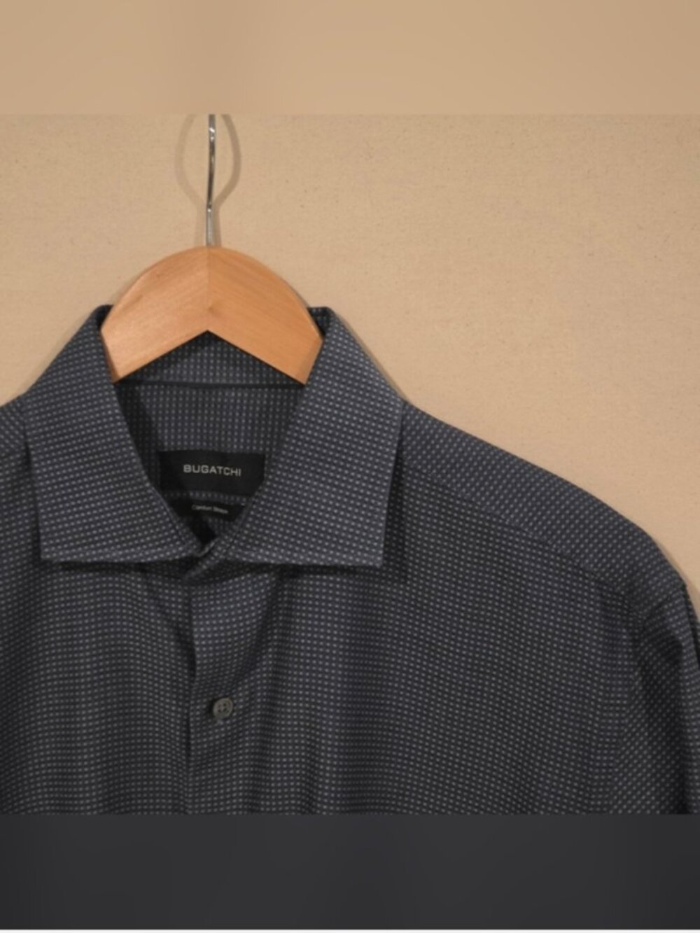 Bugatchi Comfort Stretch Button Down 15.5 34/35